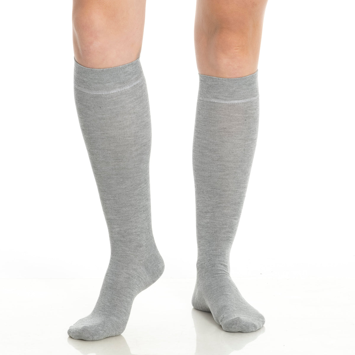 Lot de 4 paires de chaussettes hautes en bambou pour femme