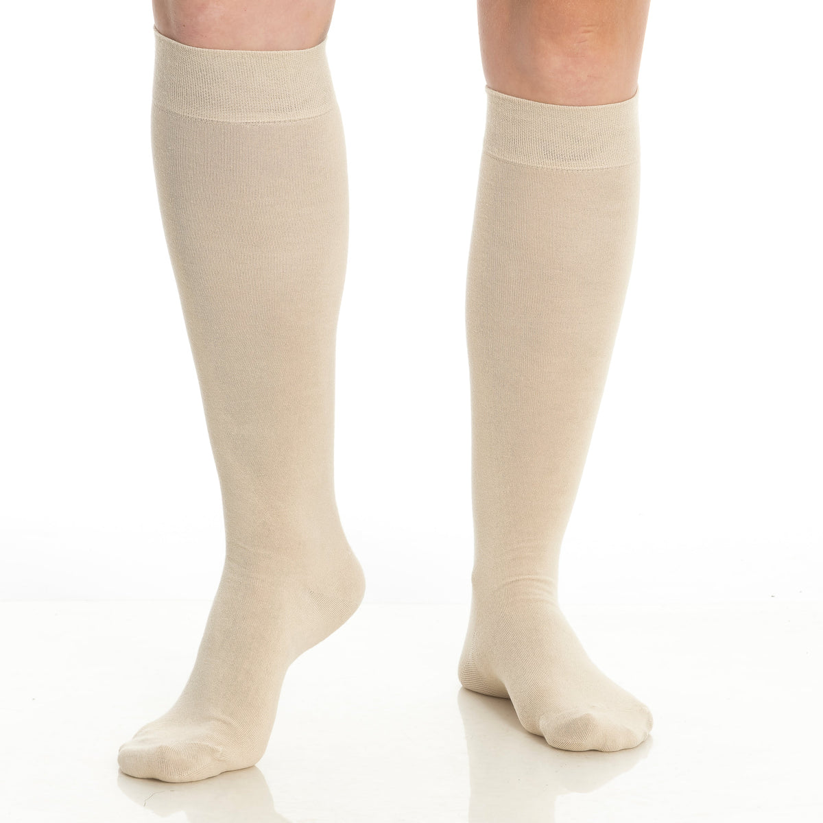 Lot de 4 paires de chaussettes hautes en bambou pour femme