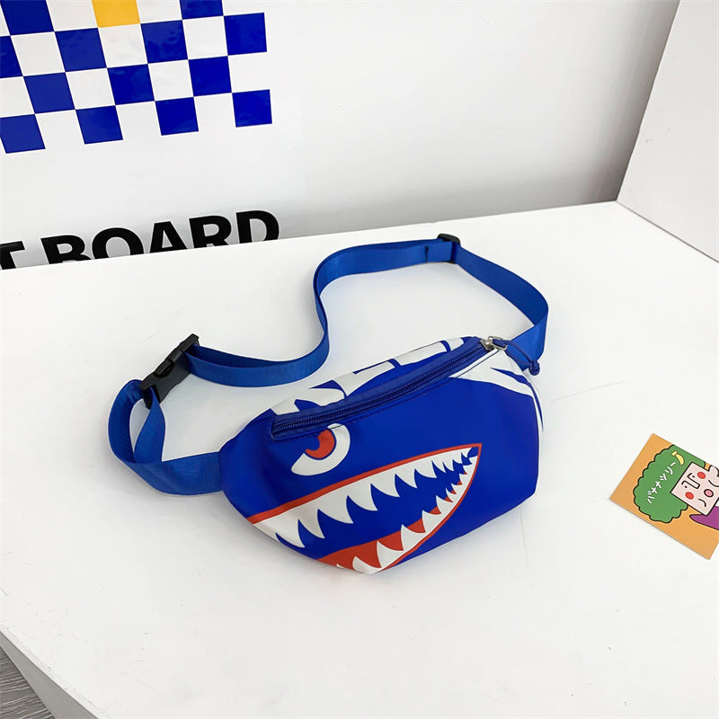Little Shark Children's Handsome Fashion Trending Chest Bag