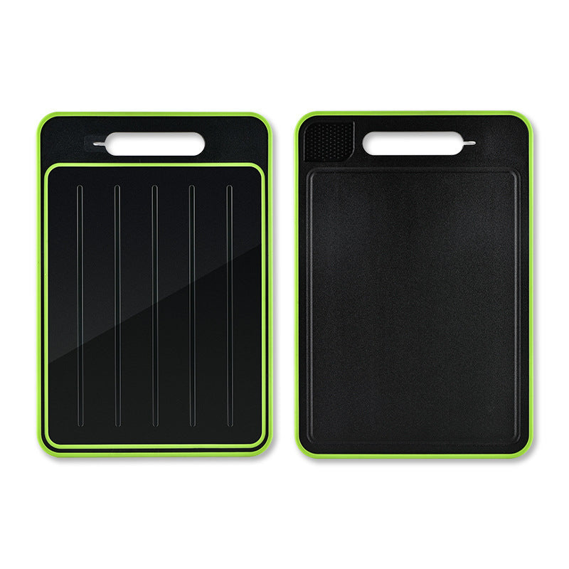 Double-Sided Cutting Board with Knife Sharpener