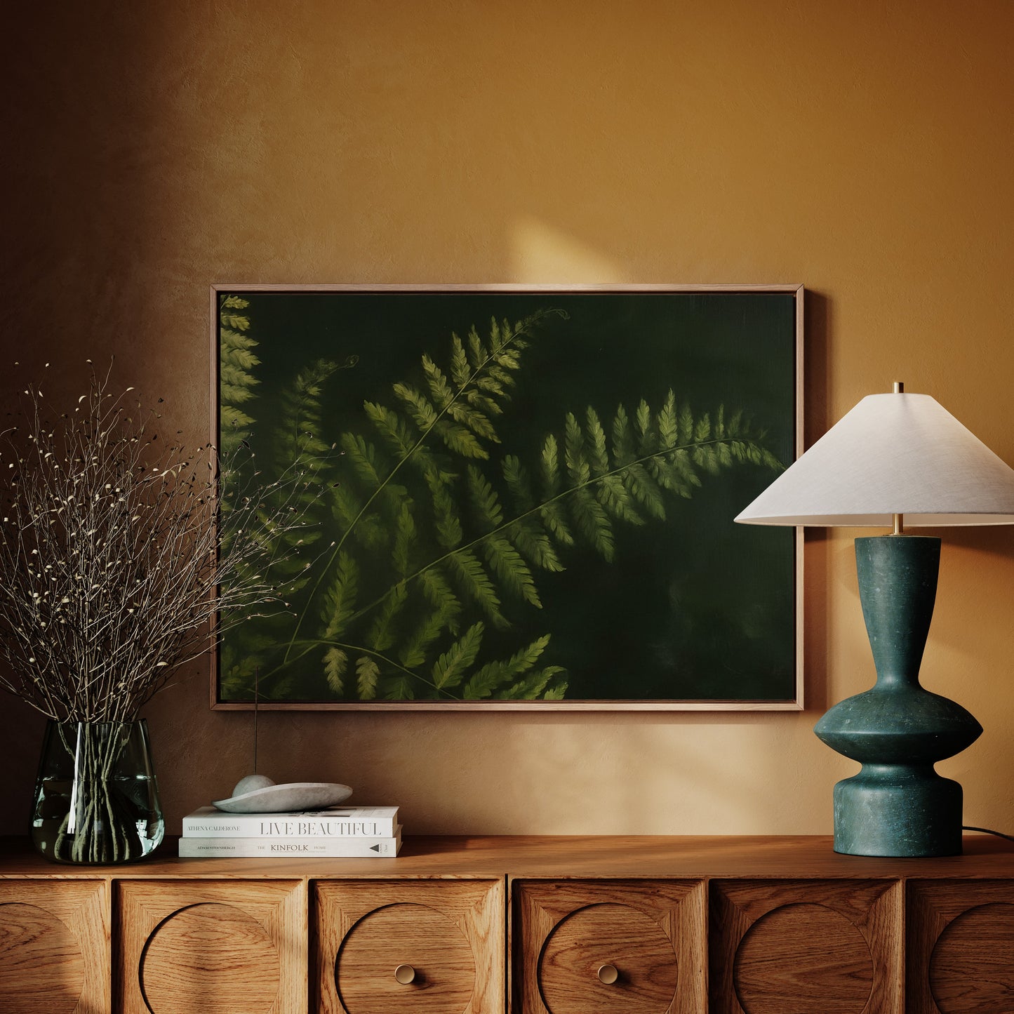 Fernlight in Deep Green