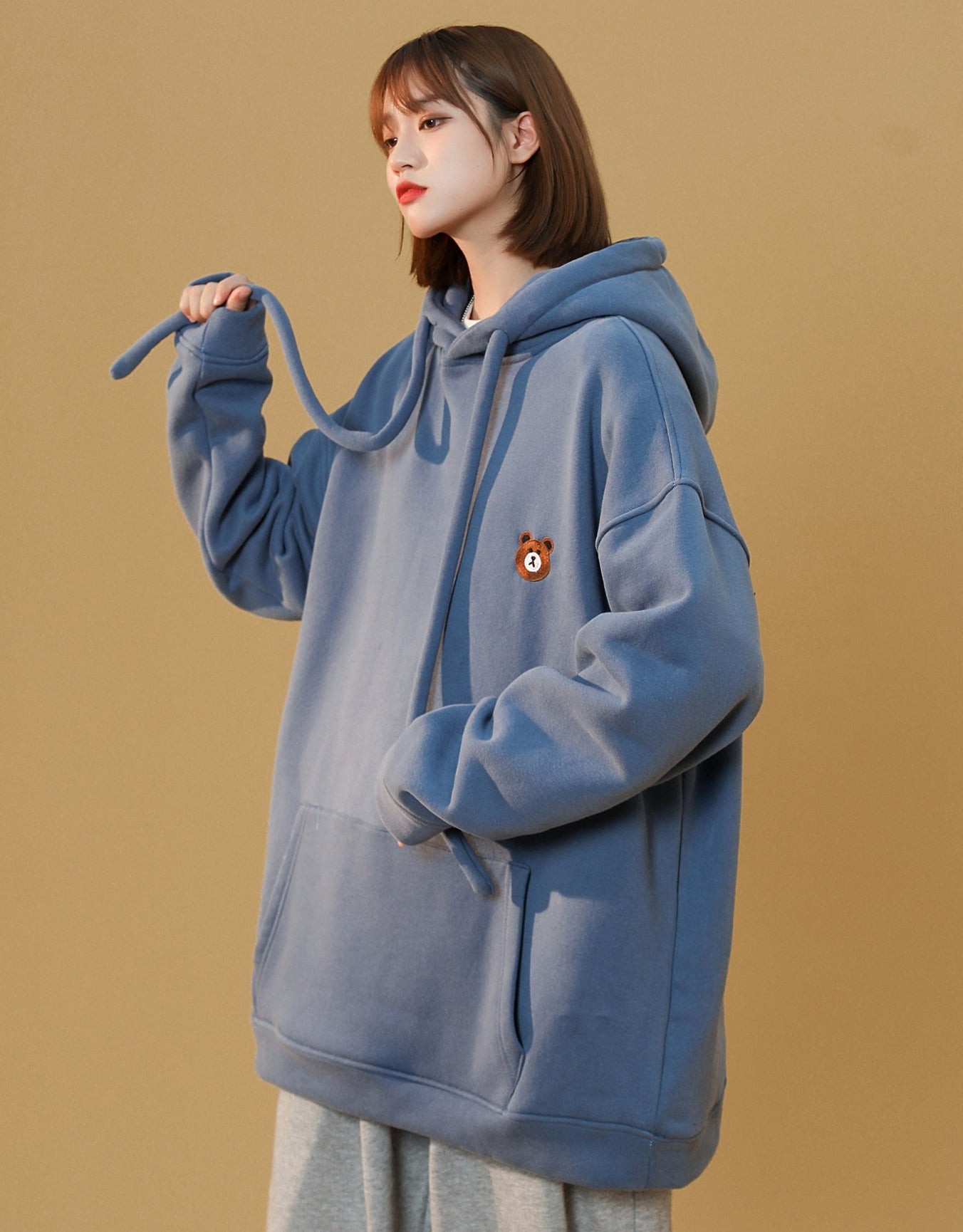 Damen-Teddy-Kapuzenpullover Classic