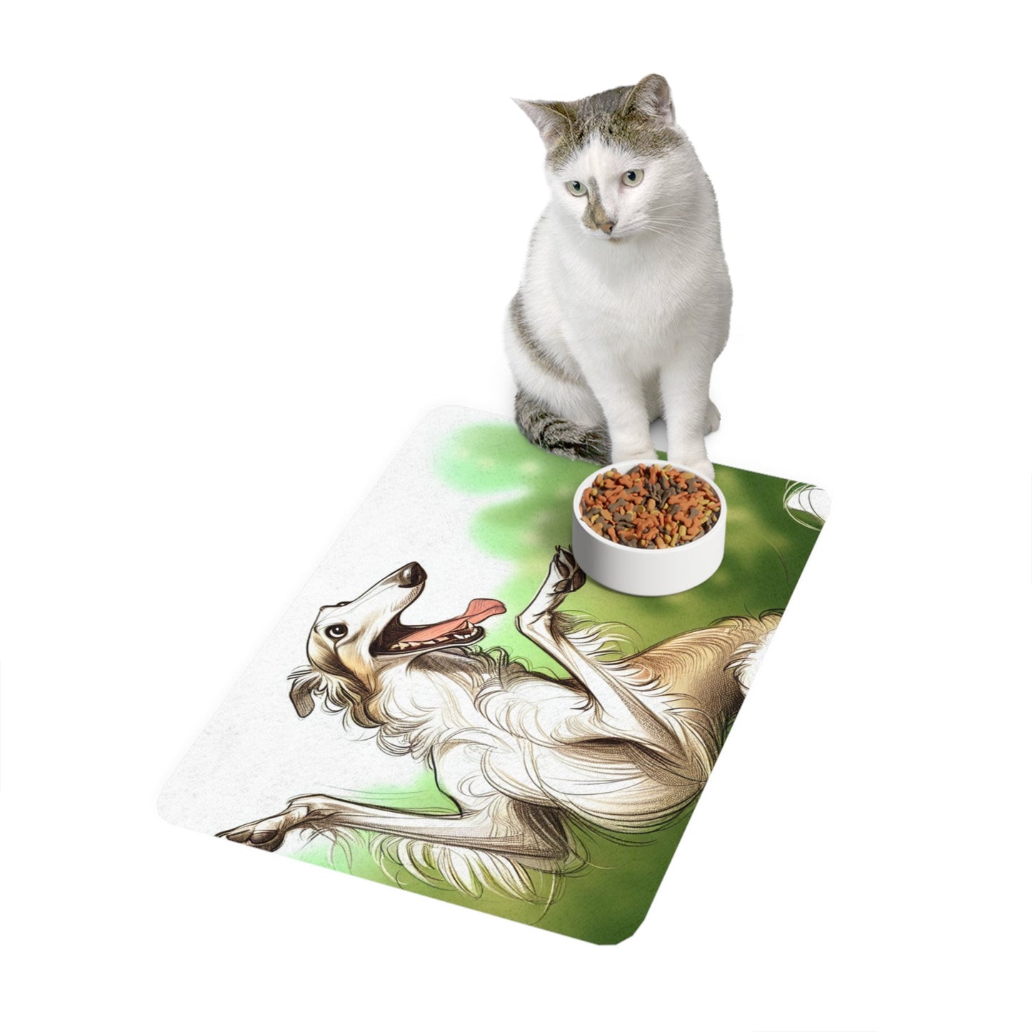 Non-Slip Pet Food Mat – Waterproof Feeding Mat for Dogs