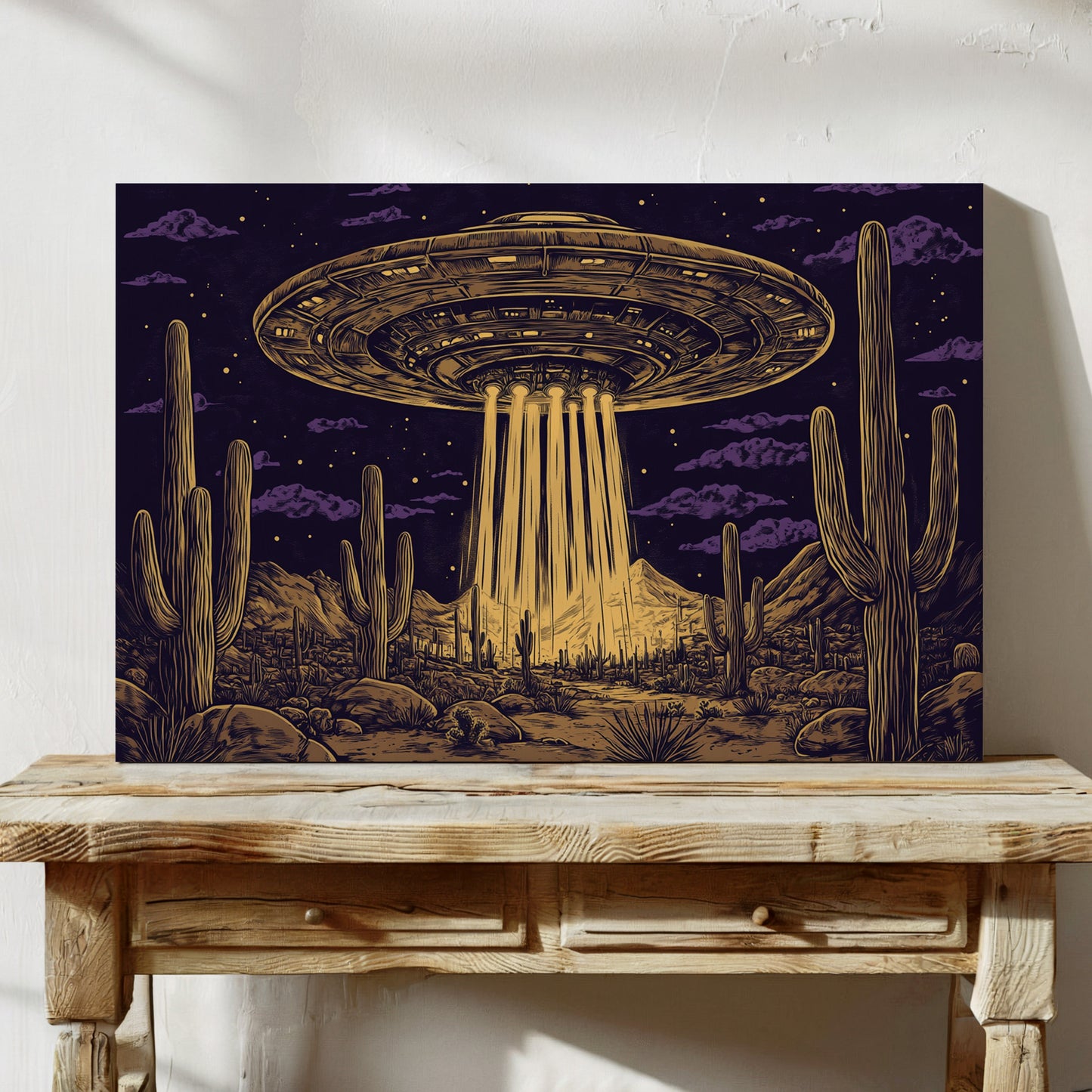 La dernière lumière dans le canyon