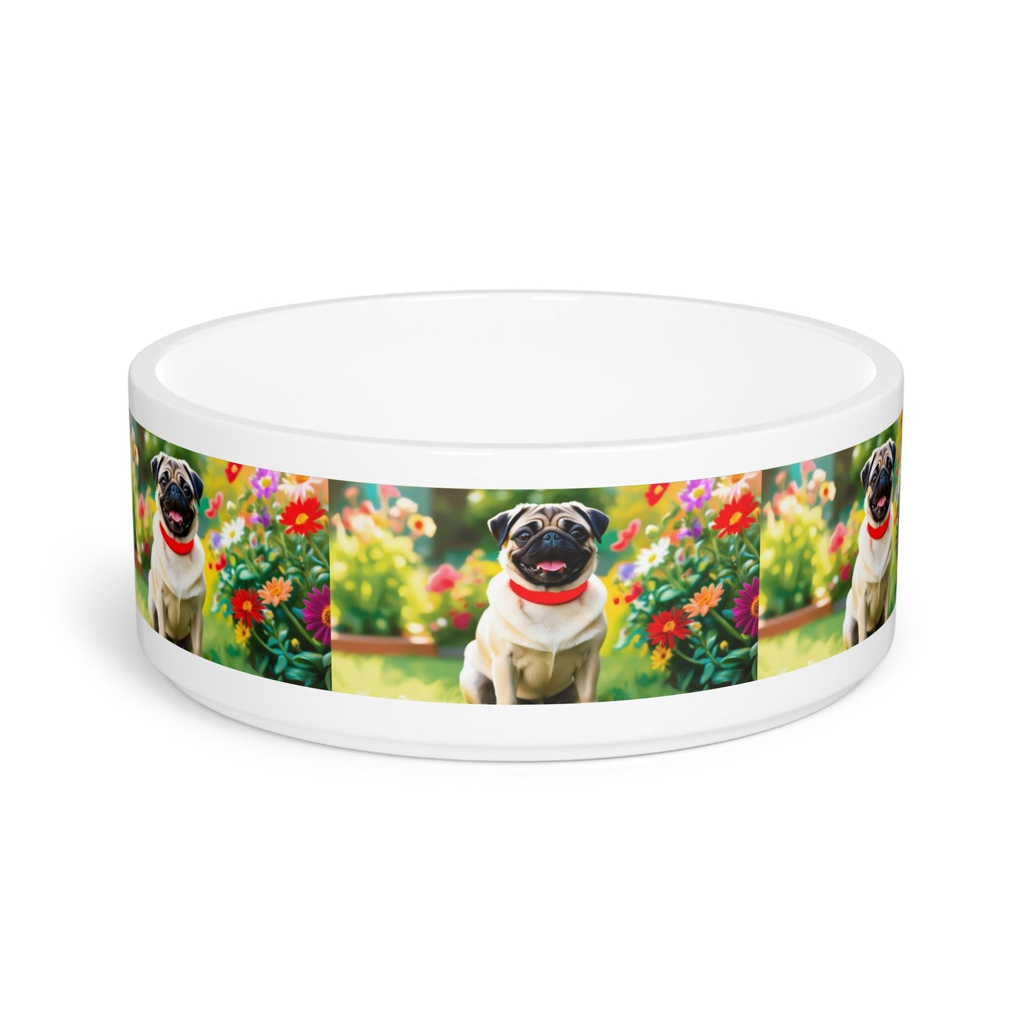 Ceramic Pet Bowl – 16 oz Dog Feeding Bowl