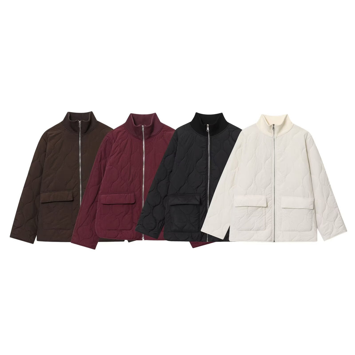 Loose, Oversized Quilted Lightweight Cotton-padded Jacket