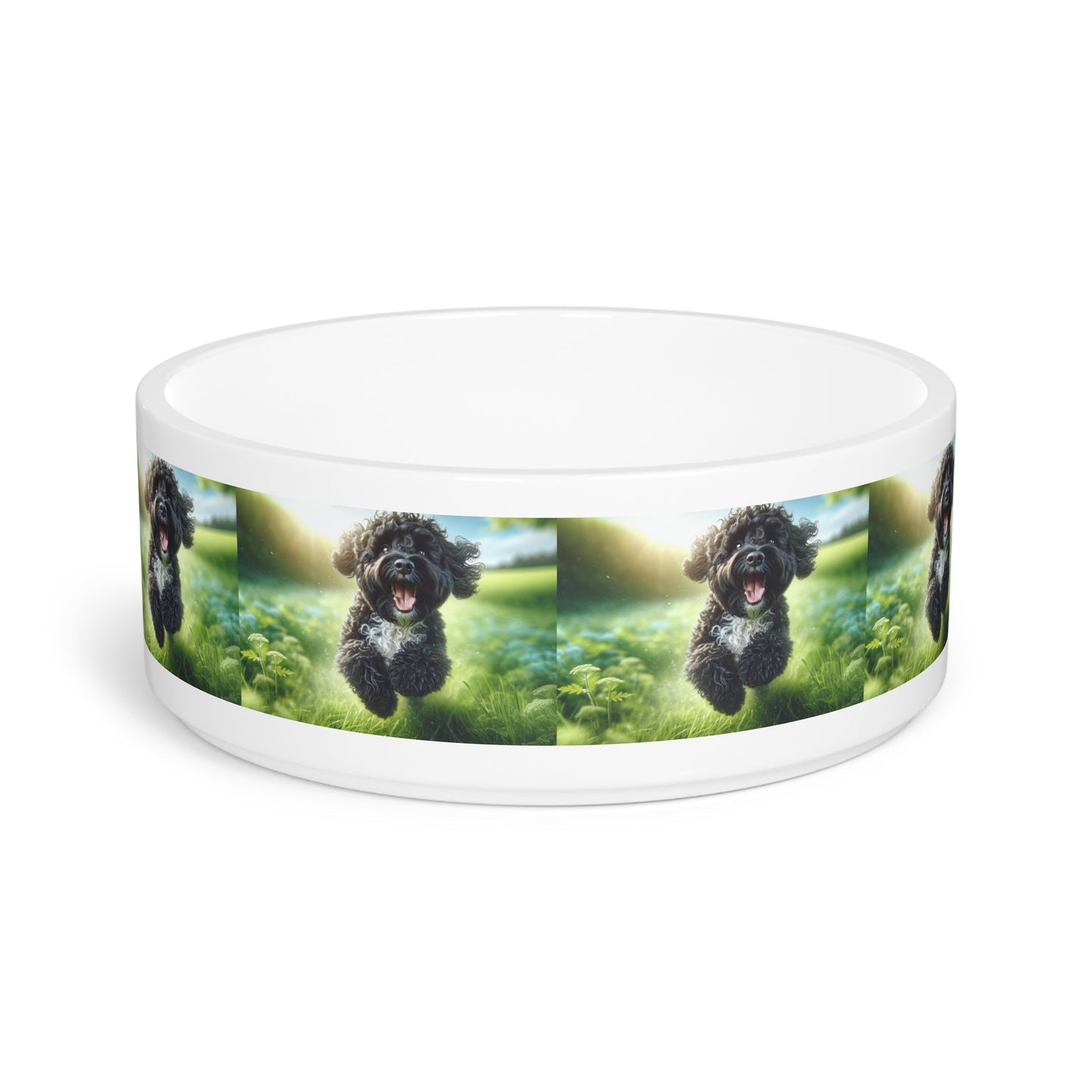 Ceramic Pet Bowl – 16 oz Dog Feeding Bowl