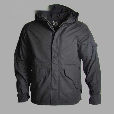 Men's Outdoor Tactical Camouflage Padded Windproof Hardshell Jacket