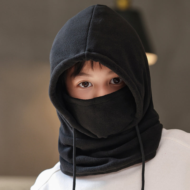 Thickened All-in-one Hat Scarf And Mask With Ear Protectionkeeps You Warm And Blocks The Wind