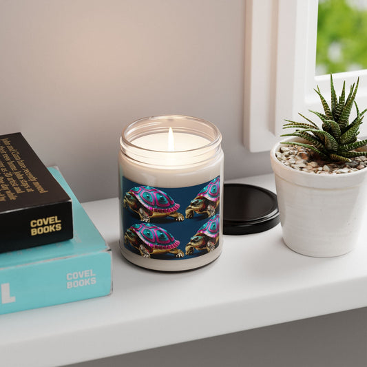 Bougie parfumée en cire de soja avec pot en verre