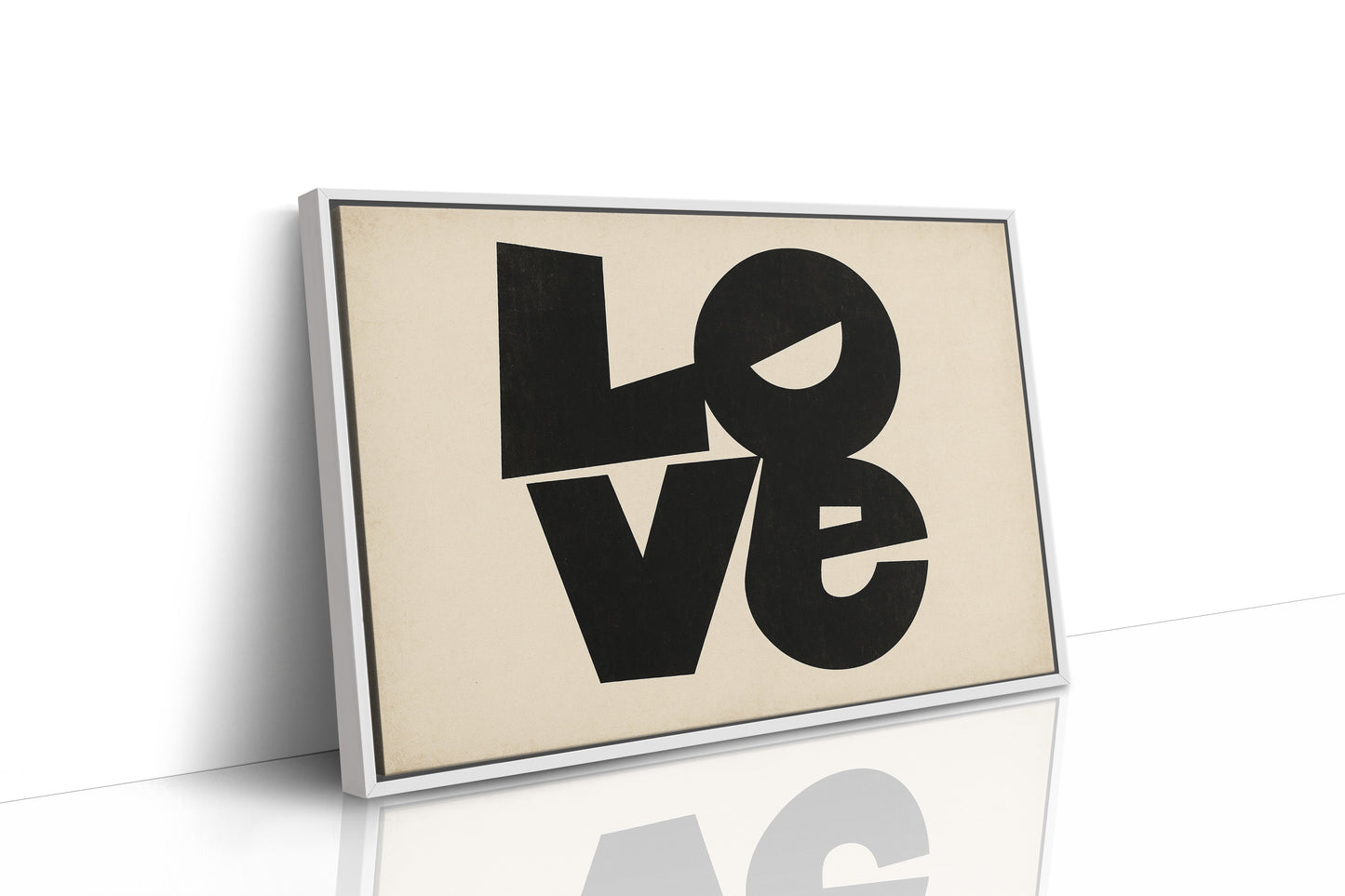 Impression typographique moderne LOVE