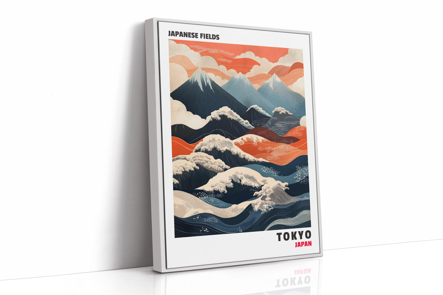Champs japonais – Harmonie entre montagne et vague