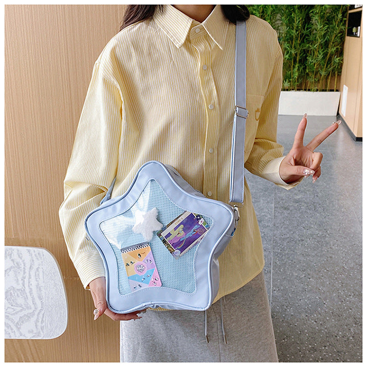 Good-looking New Large Capacity Shoulder Bag Transparent Bag