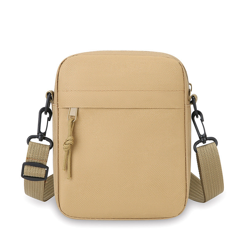 Simple Men's Bag Solid Color Single-shoulder Mini Casual