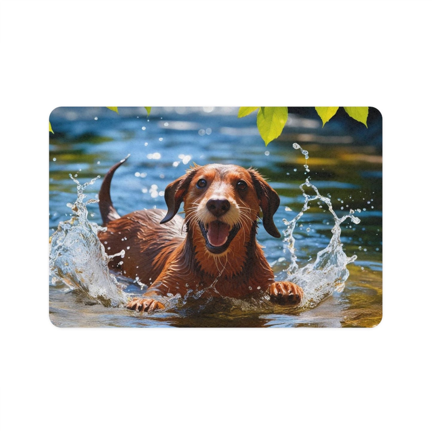 Non-Slip Pet Food Mat – Waterproof Feeding Mat for Dogs