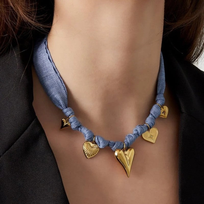 Stainless Steel Necklace And Bracelet For Women