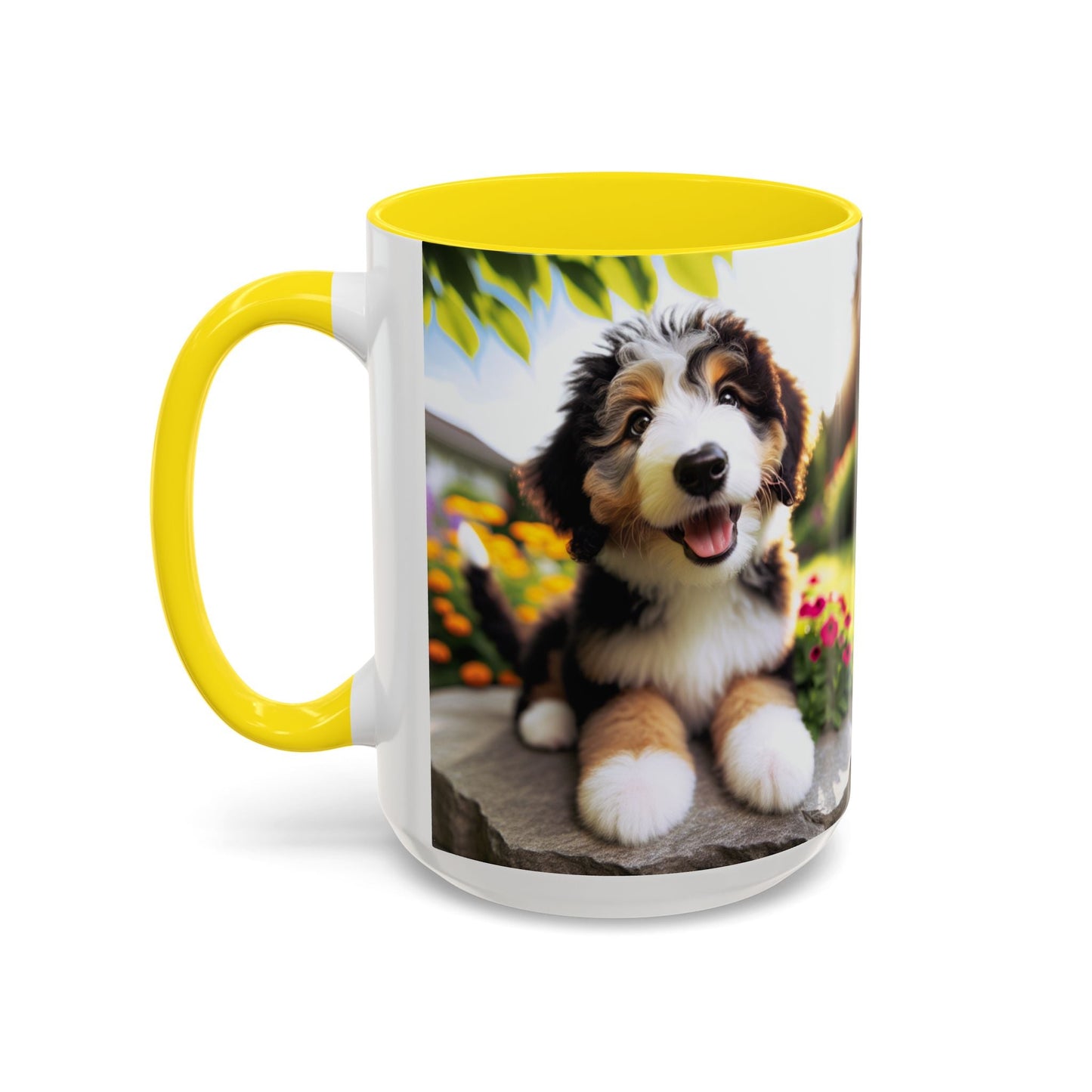 Keramiktasse mit Hunderassen-Motiv – 11 oz & 15 oz