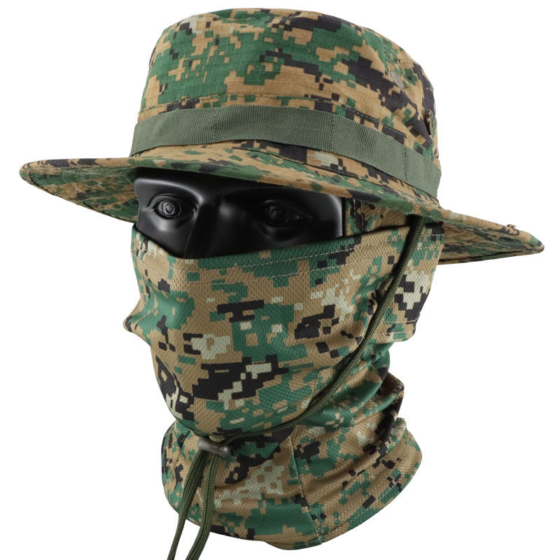 Multi-functional Outdoor Sun Protection Breathable Round-brim Fishing Hat