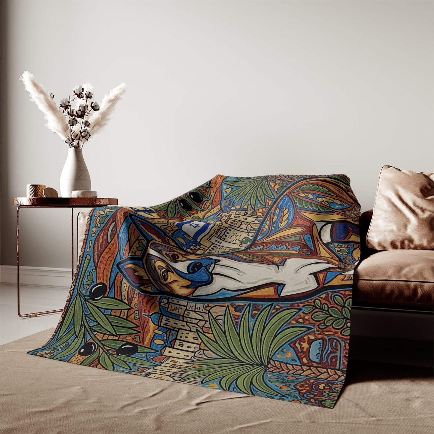 Sweatshirt Blanket – Plush Fleece Throw, 2 Size Options