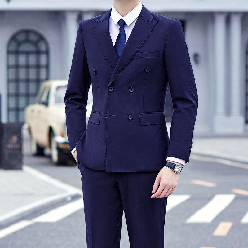 Double Breasted Suit Two-piece Set