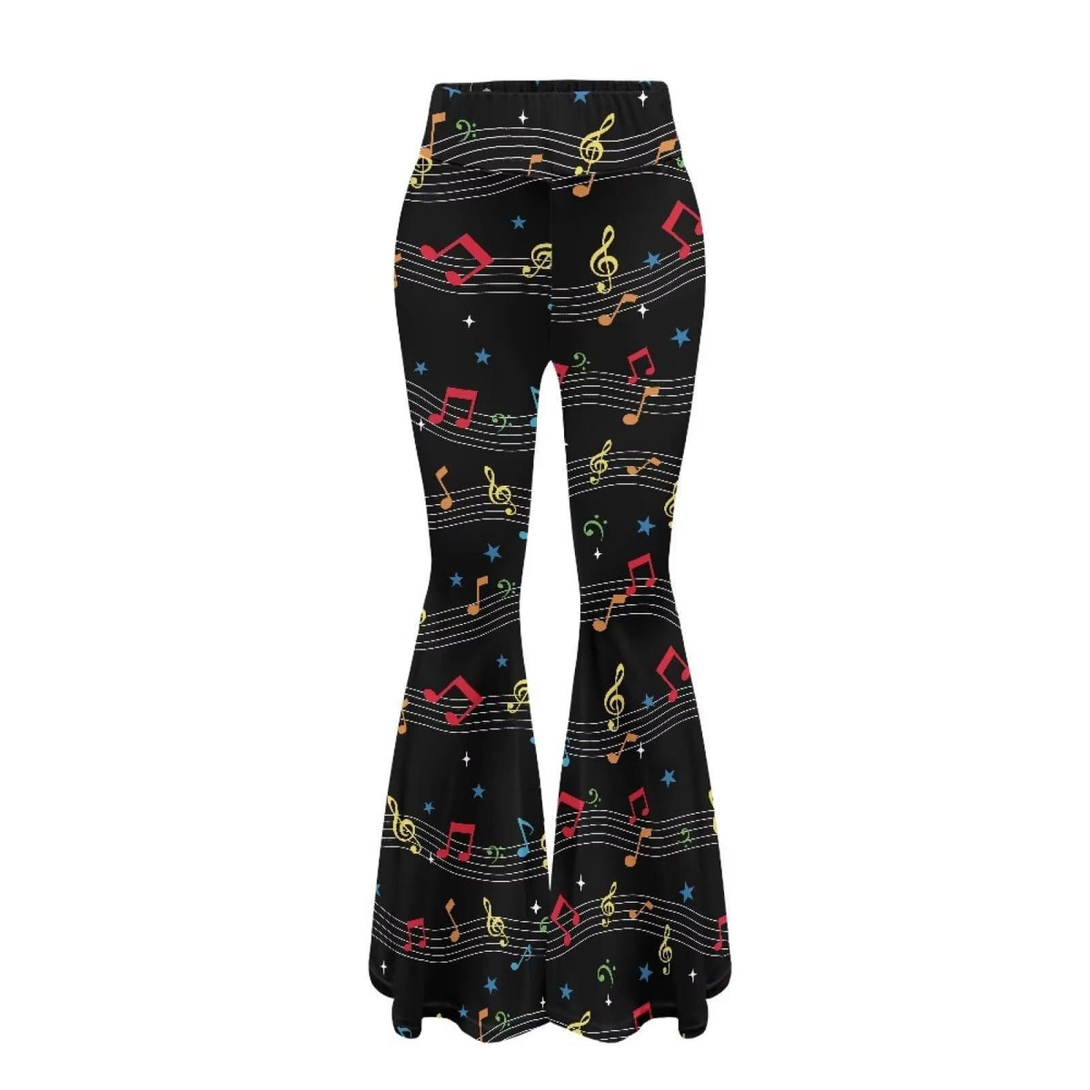 Leopard-print Hip-lifting Tight Leggings Straight-leg Bootcut Pants