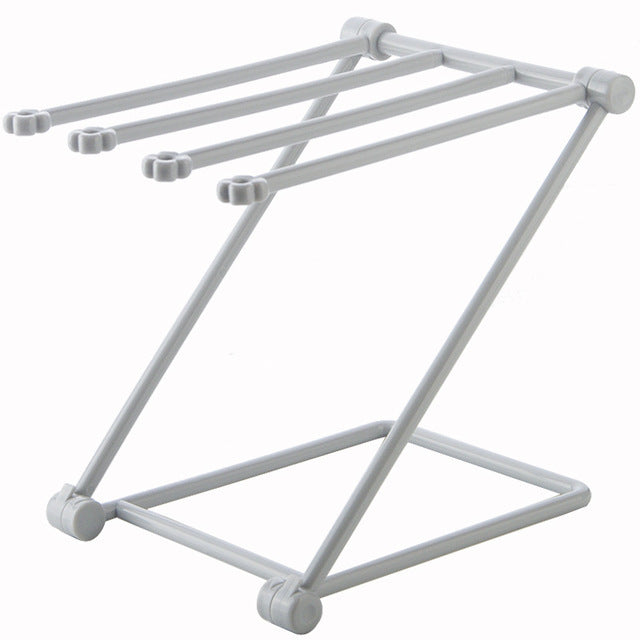 Foldable Dishcloth Shelf Kitchen Organizer