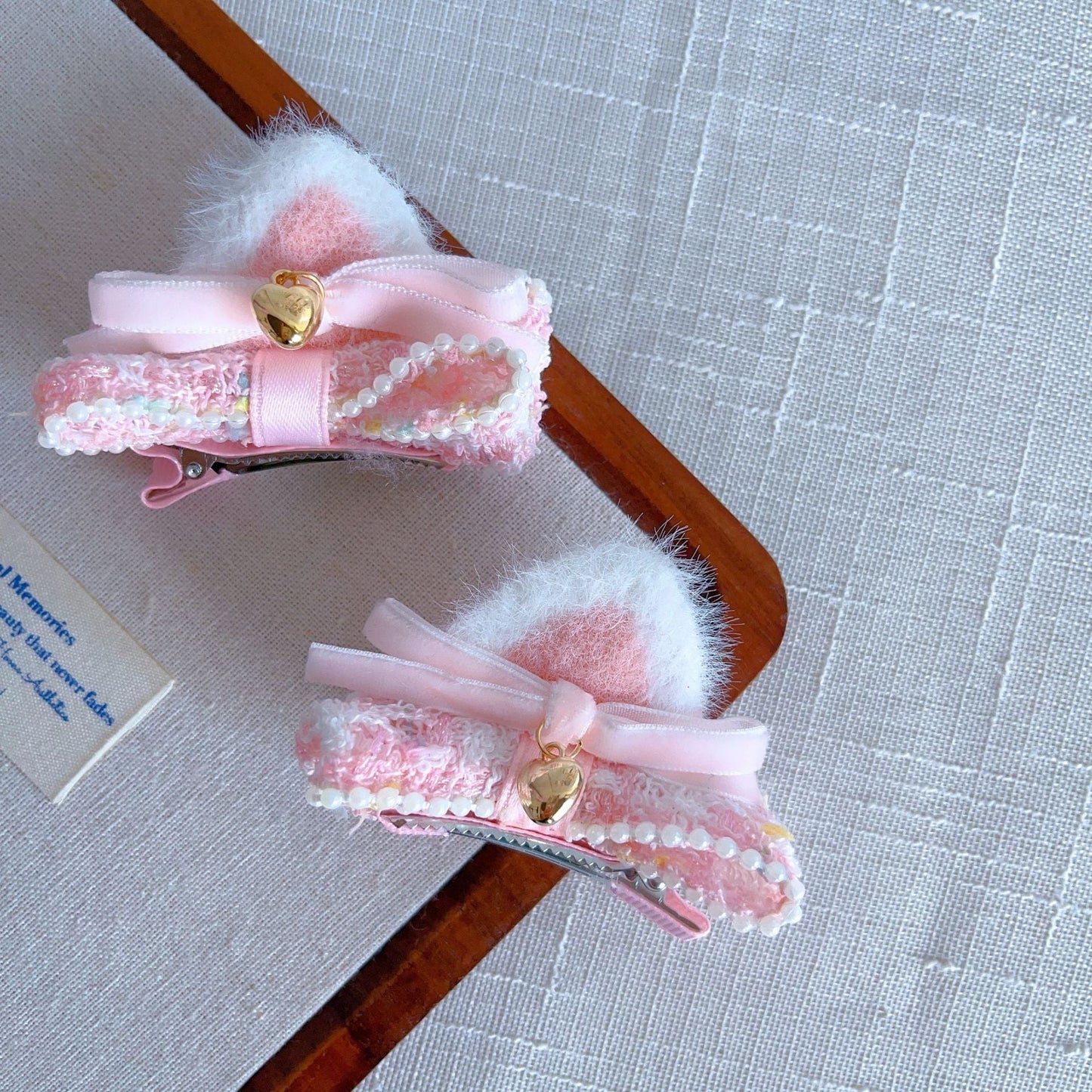 Cute Cat-ear Bow Hair Clip