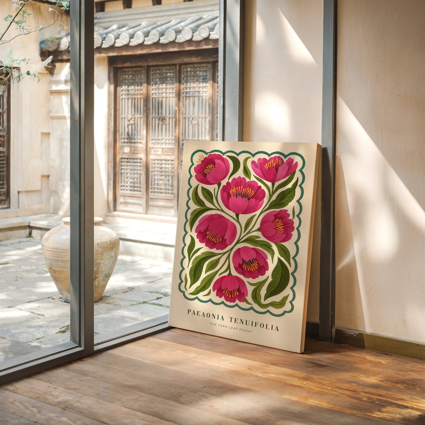 Étude de pivoine n° 5 – Le soft power en pleine floraison