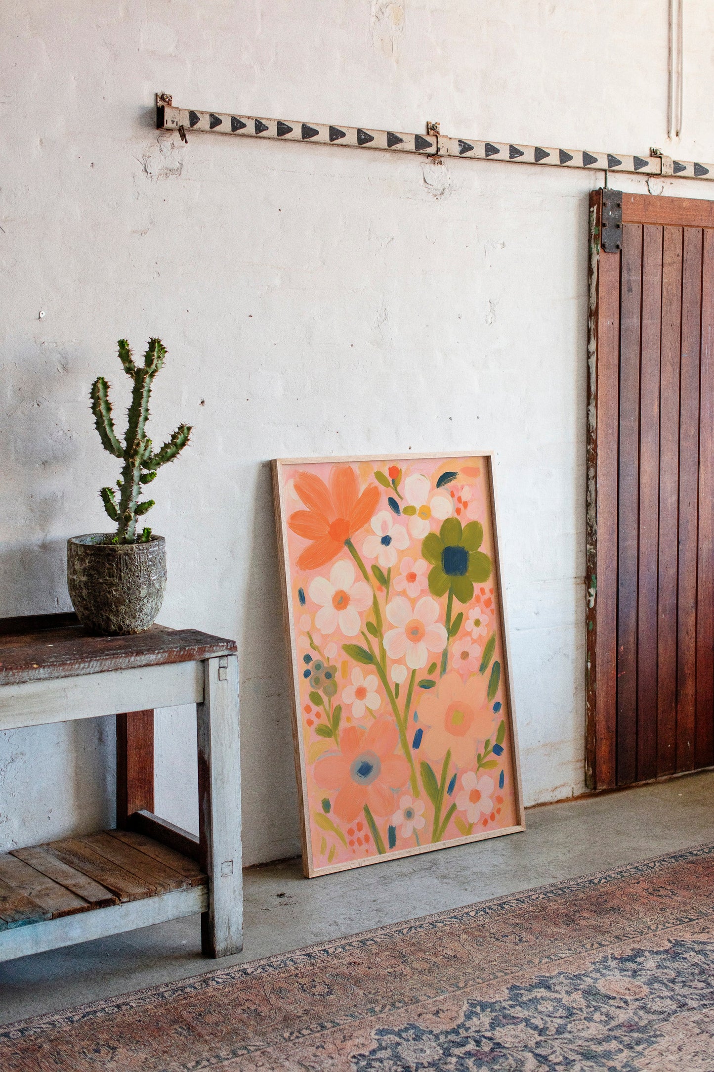 Jardin de fards en pleine floraison