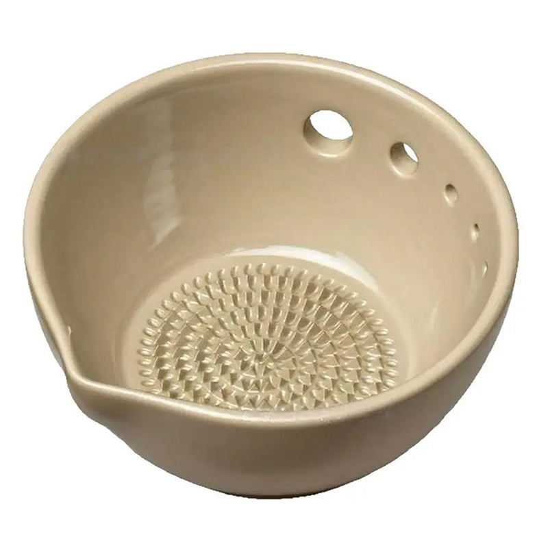 2-in-1 Garlic Grater & Peeler with Drain Hole, Efficient Vegetable Leaf Stripper for Ginger, Onion, Cheese