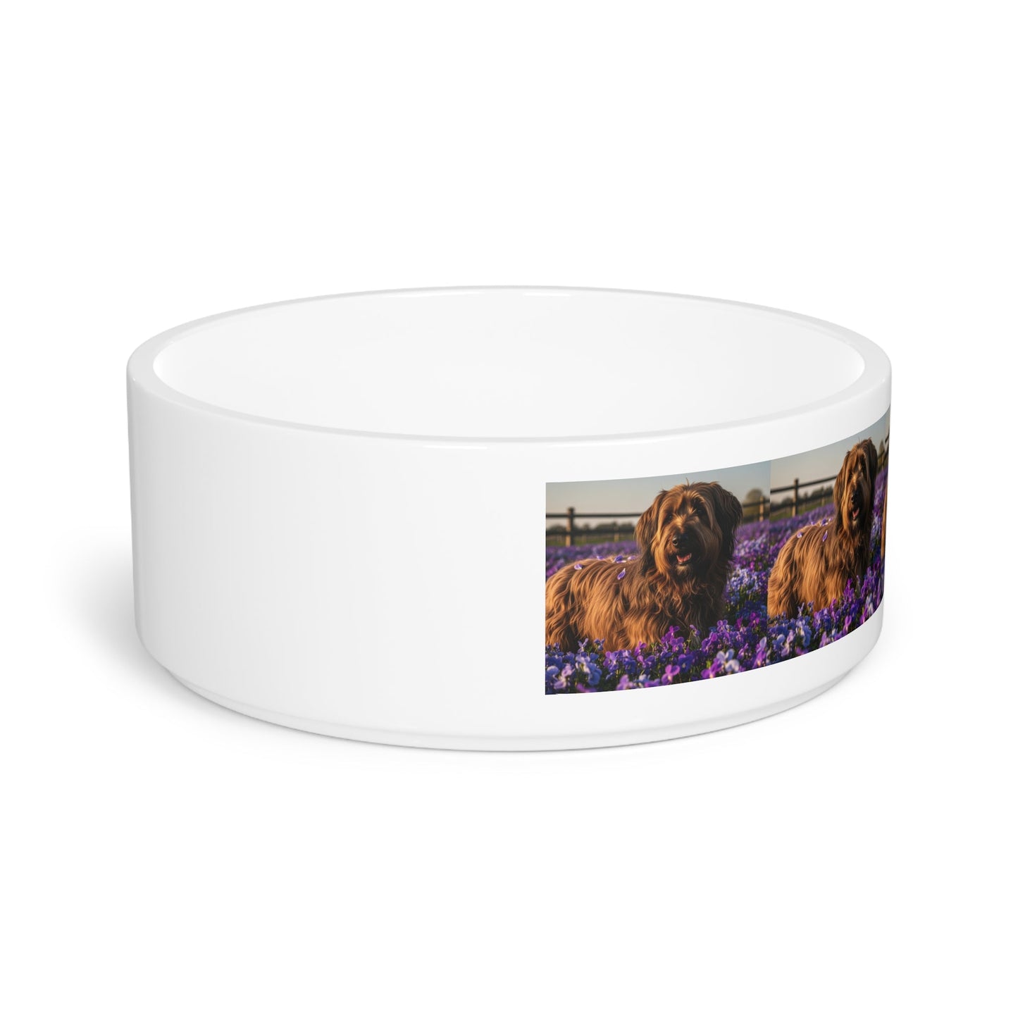 Ceramic Pet Bowl – 16 oz Dog Feeding Bowl