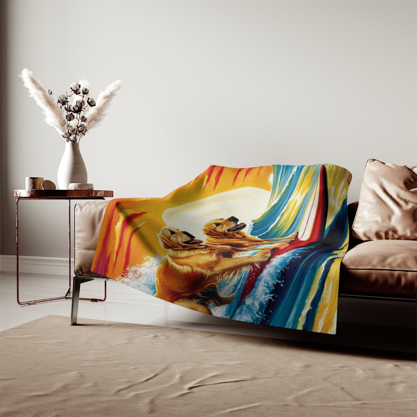Sweatshirt Blanket – Plush Fleece Throw, 2 Size Options