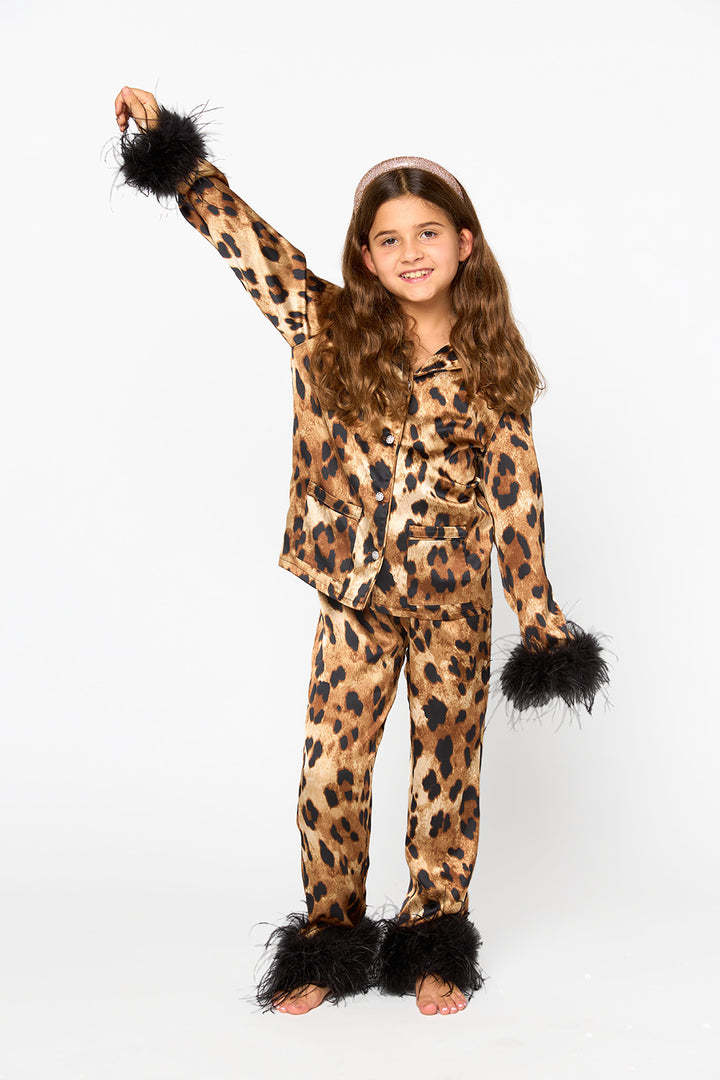 European And American Christmas Pajamas Suit Printed Homewear Children