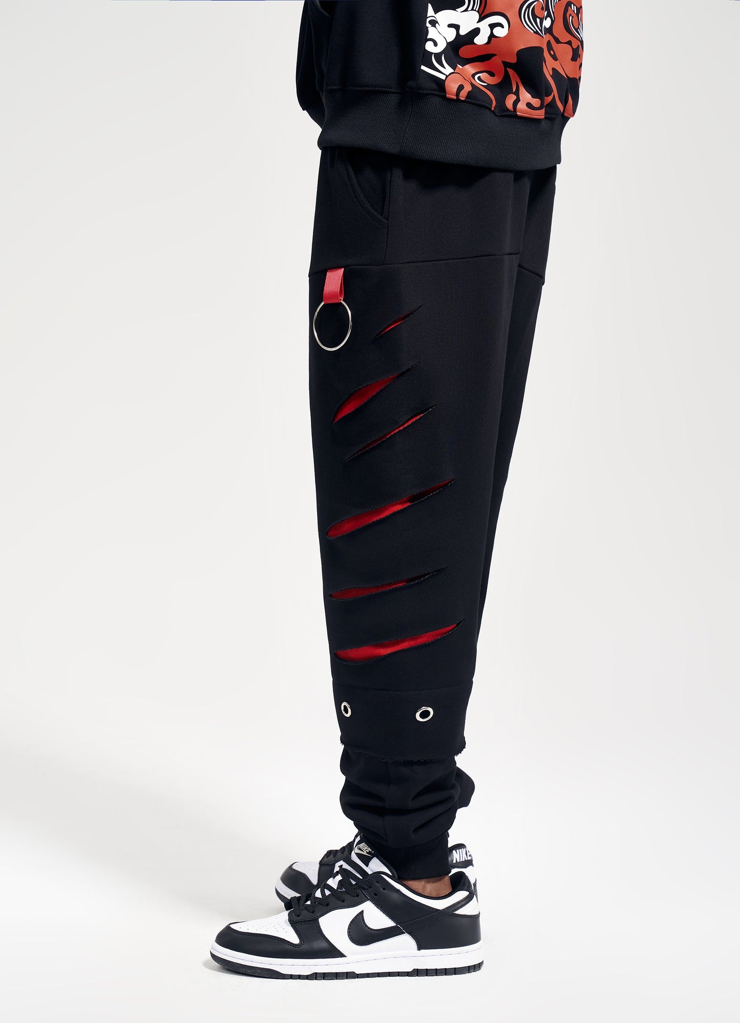 BF860 Pantalon de survêtement déchiré