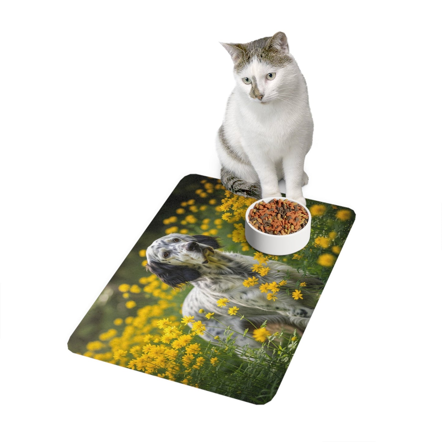 Non-Slip Pet Food Mat – Waterproof Feeding Mat for Dogs