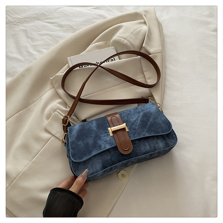 Niche-design Korean-style High-end Baguette Bag