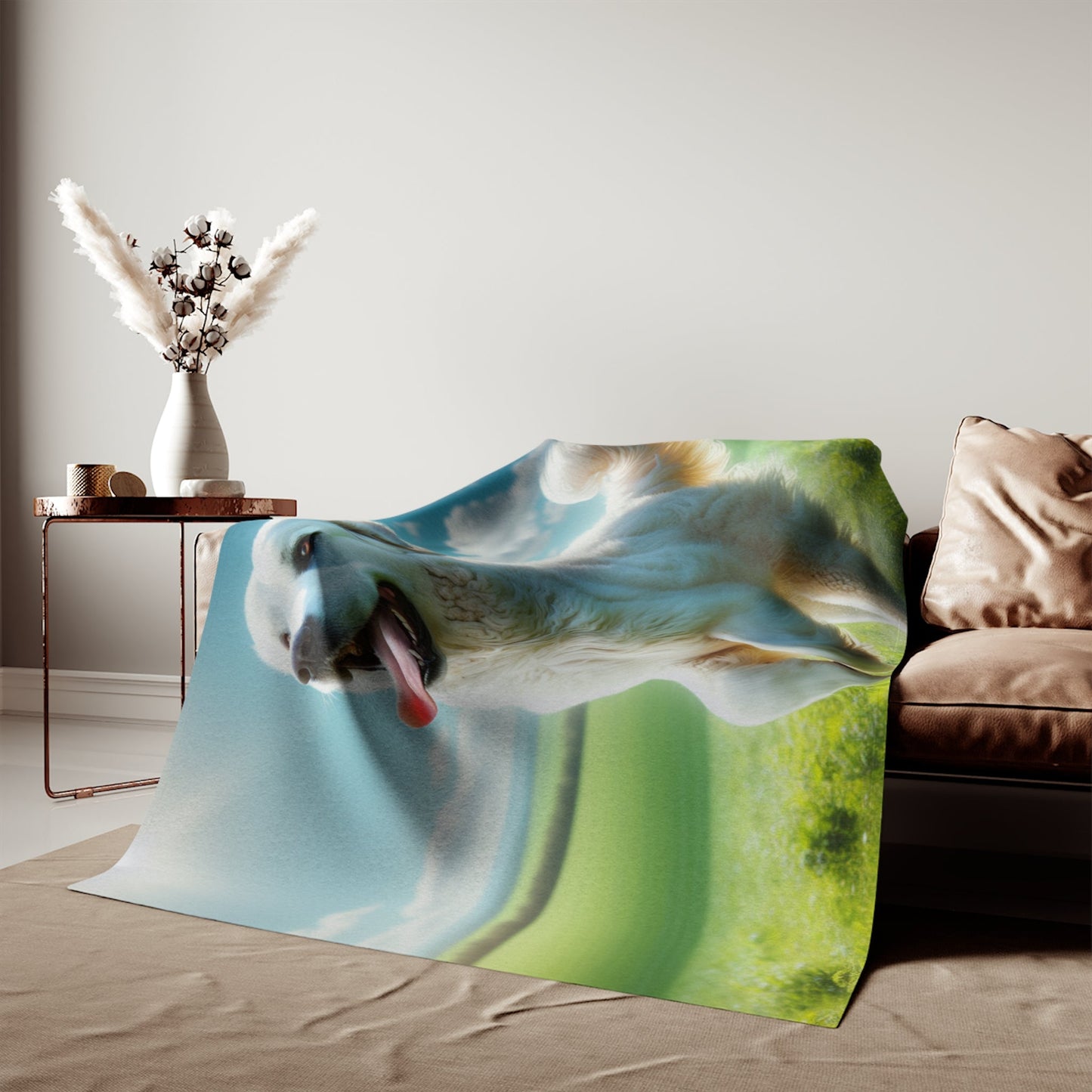 Sweatshirt Blanket – Plush Fleece Throw, 2 Size Options