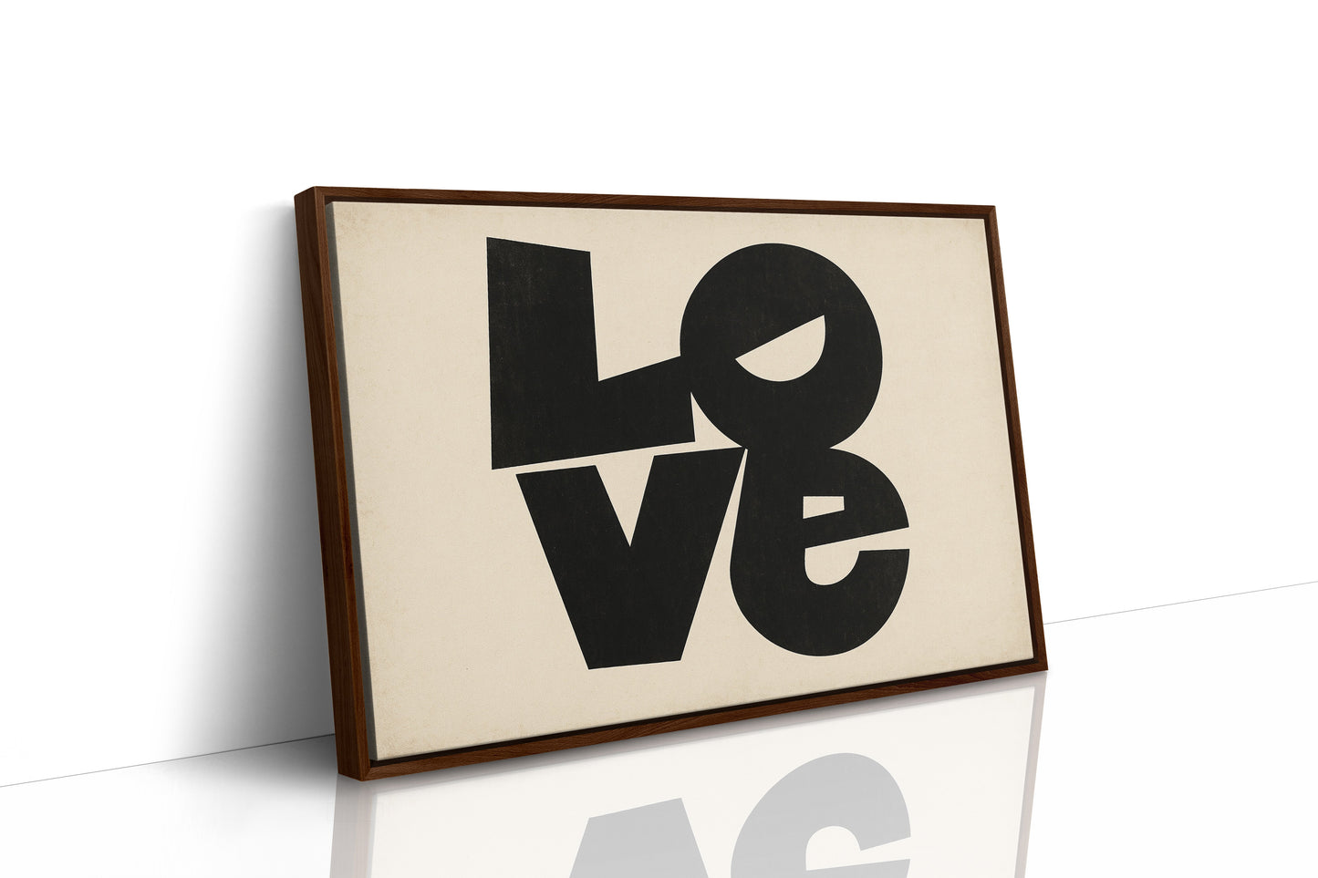 Impression typographique moderne LOVE