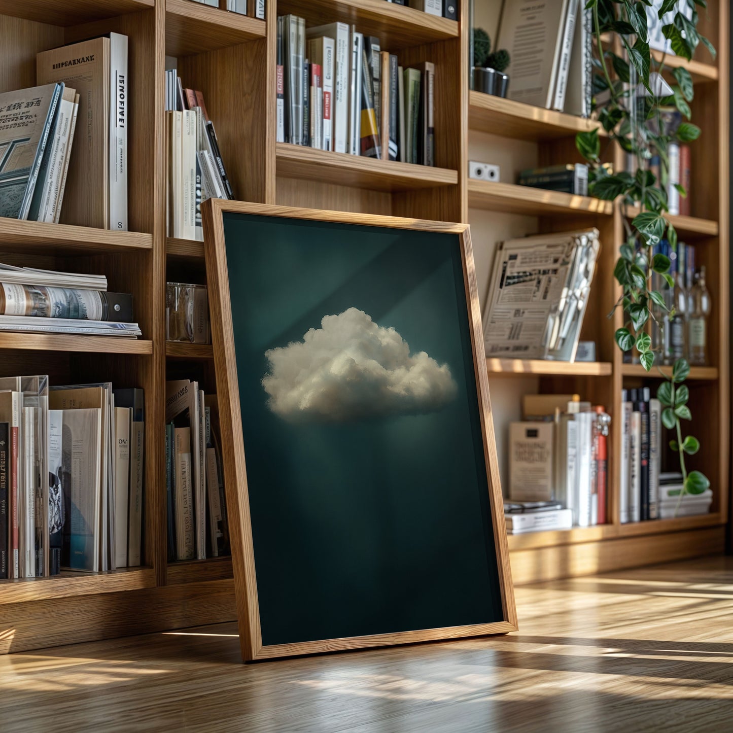 Nuage solitaire en air immobile