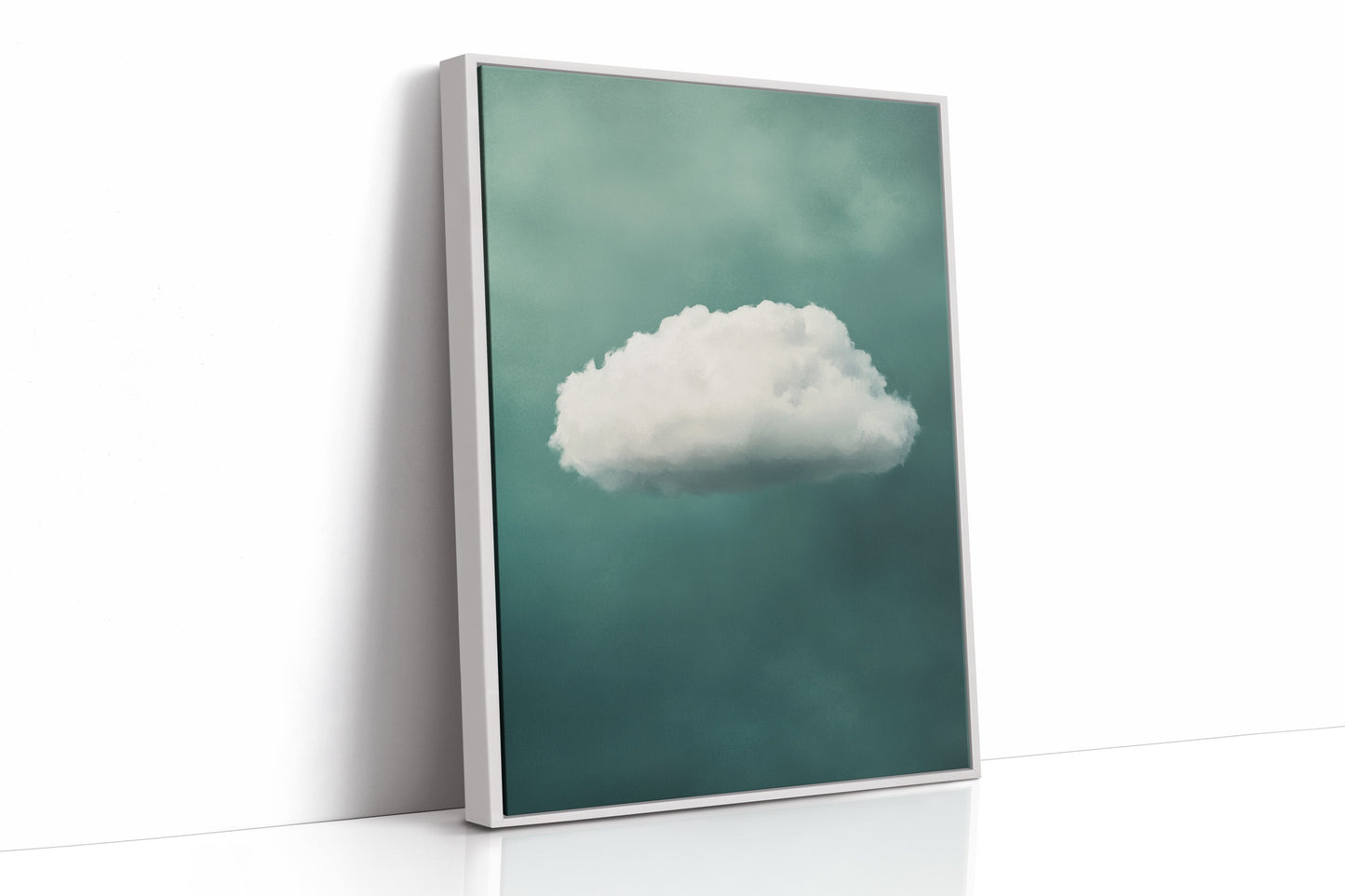 Nuage doux sur ciel écume de mer
