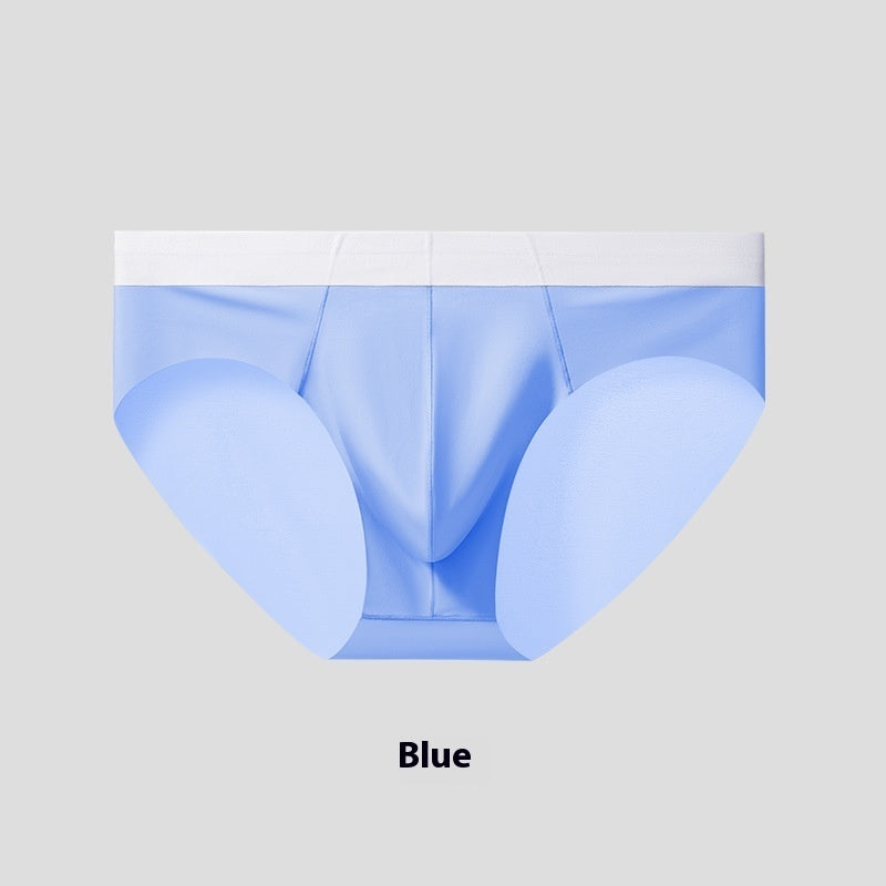 Men's Ice Silk Seamless Briefs Nude Feel Sports Style