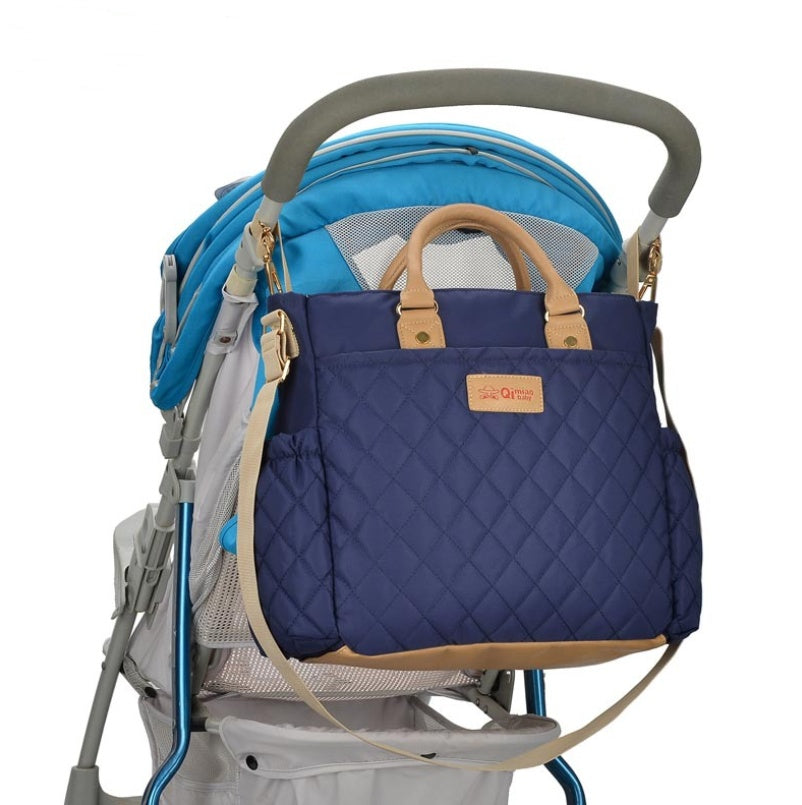 new Mummy bag high-end lightweight fashion multi-function Mummy backpack maternal and child pregnant women out of Mummy bag