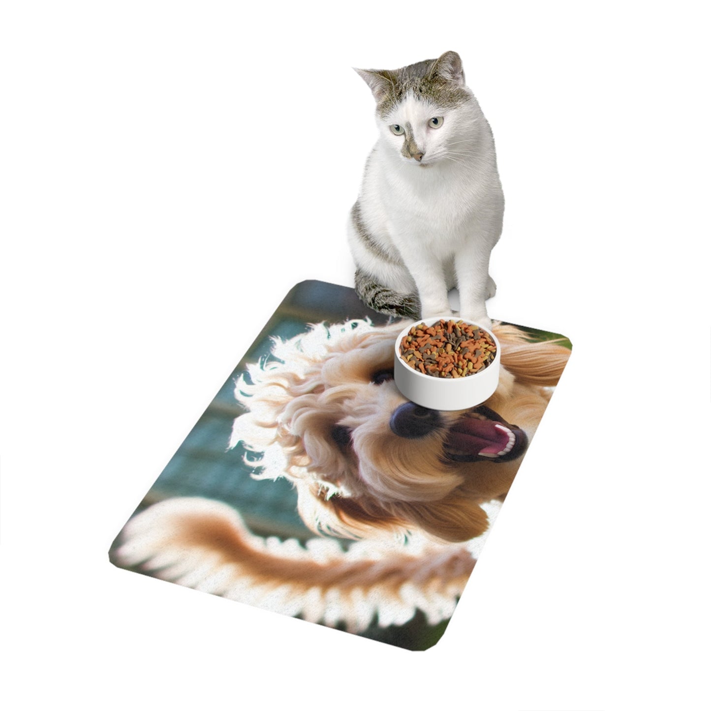 Non-Slip Pet Food Mat – Waterproof Feeding Mat for Dogs