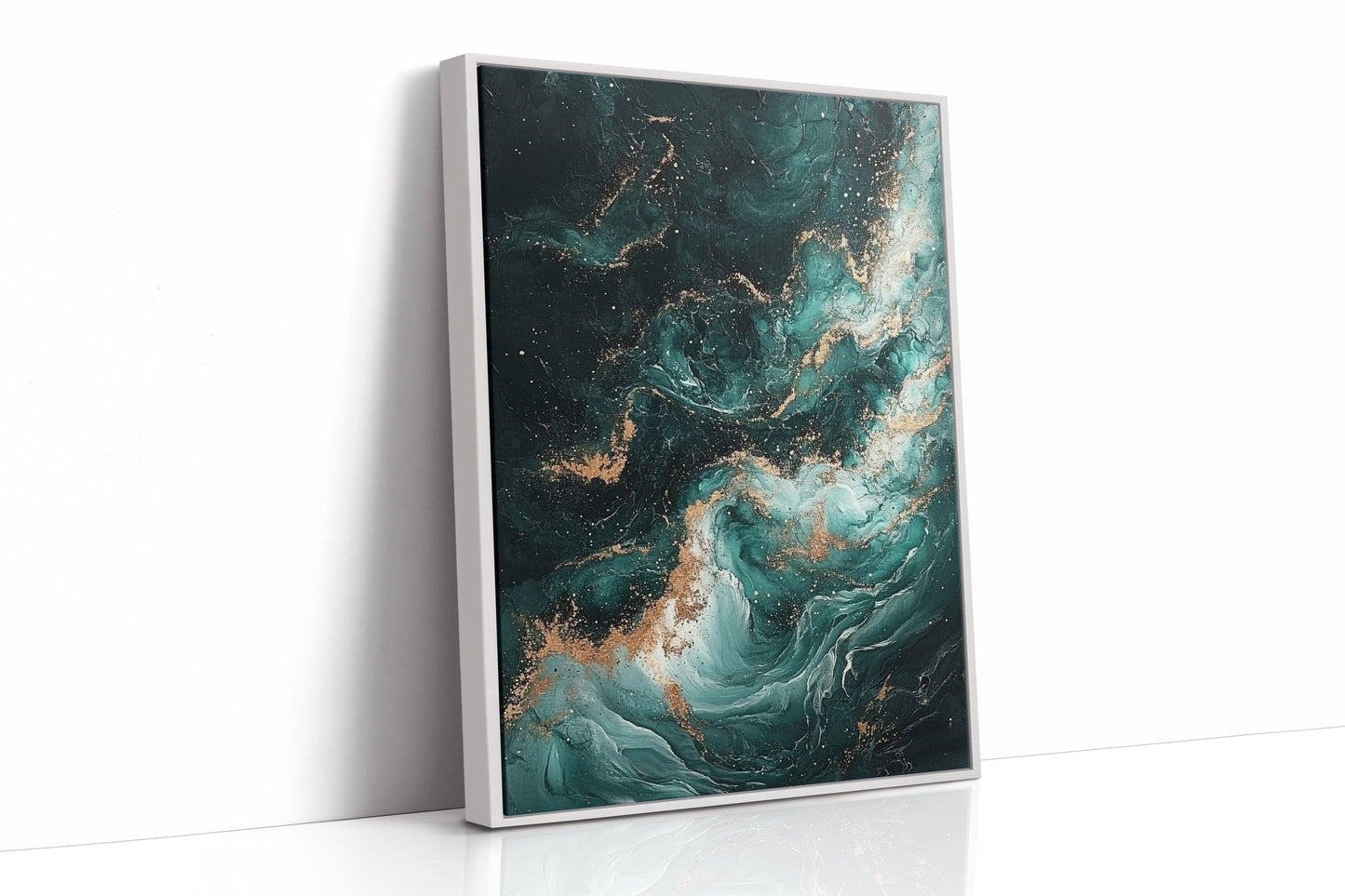 Himmlische Drift in Smaragd und Gold