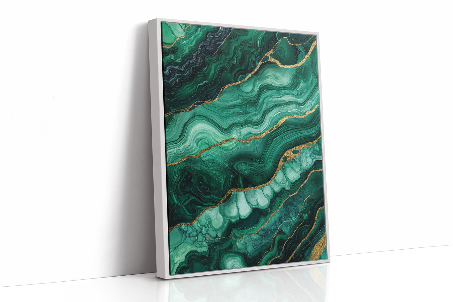 Veins of Emerald and Golden Earth