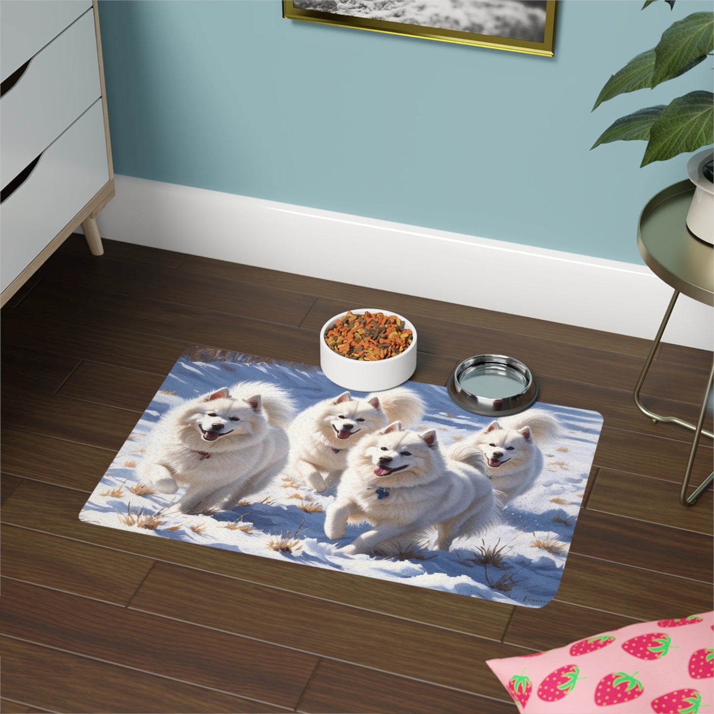 Non-Slip Pet Food Mat – Waterproof Feeding Mat for Dogs