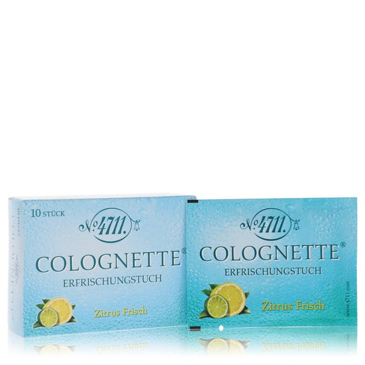 4711 Colognette Citron Rafraîchissant par 4711 Boîte de 10 Lingettes Rafraîchissantes -- pour Hommes