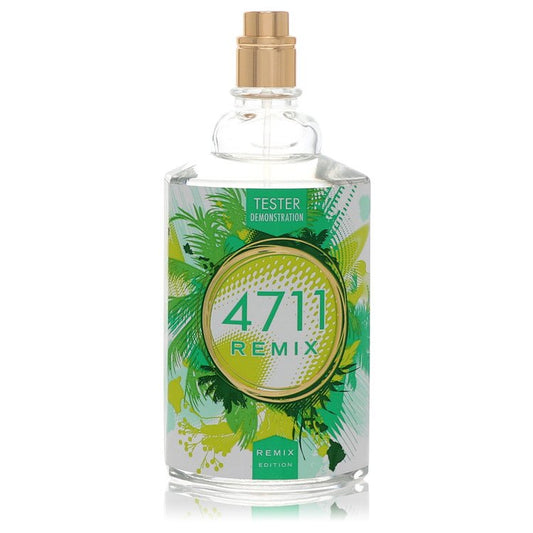 4711 Remix Green Oasis par 4711 Eau De Cologne Vaporisateur (Testeur Unisexe) 100 ml pour Hommes