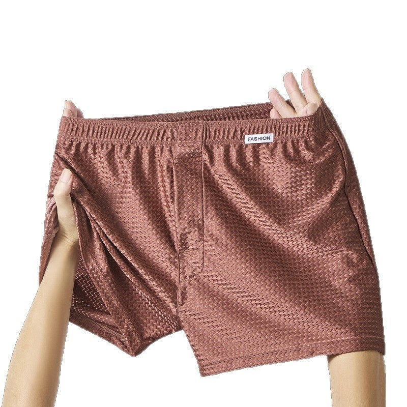 Ice Silk Arrow Pants Nylon Ice Silk Men's Boxers