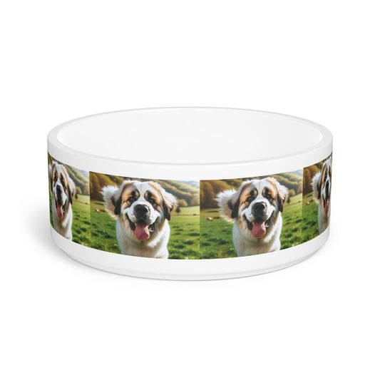 Ceramic Pet Bowl – 16 oz Dog Feeding Bowl